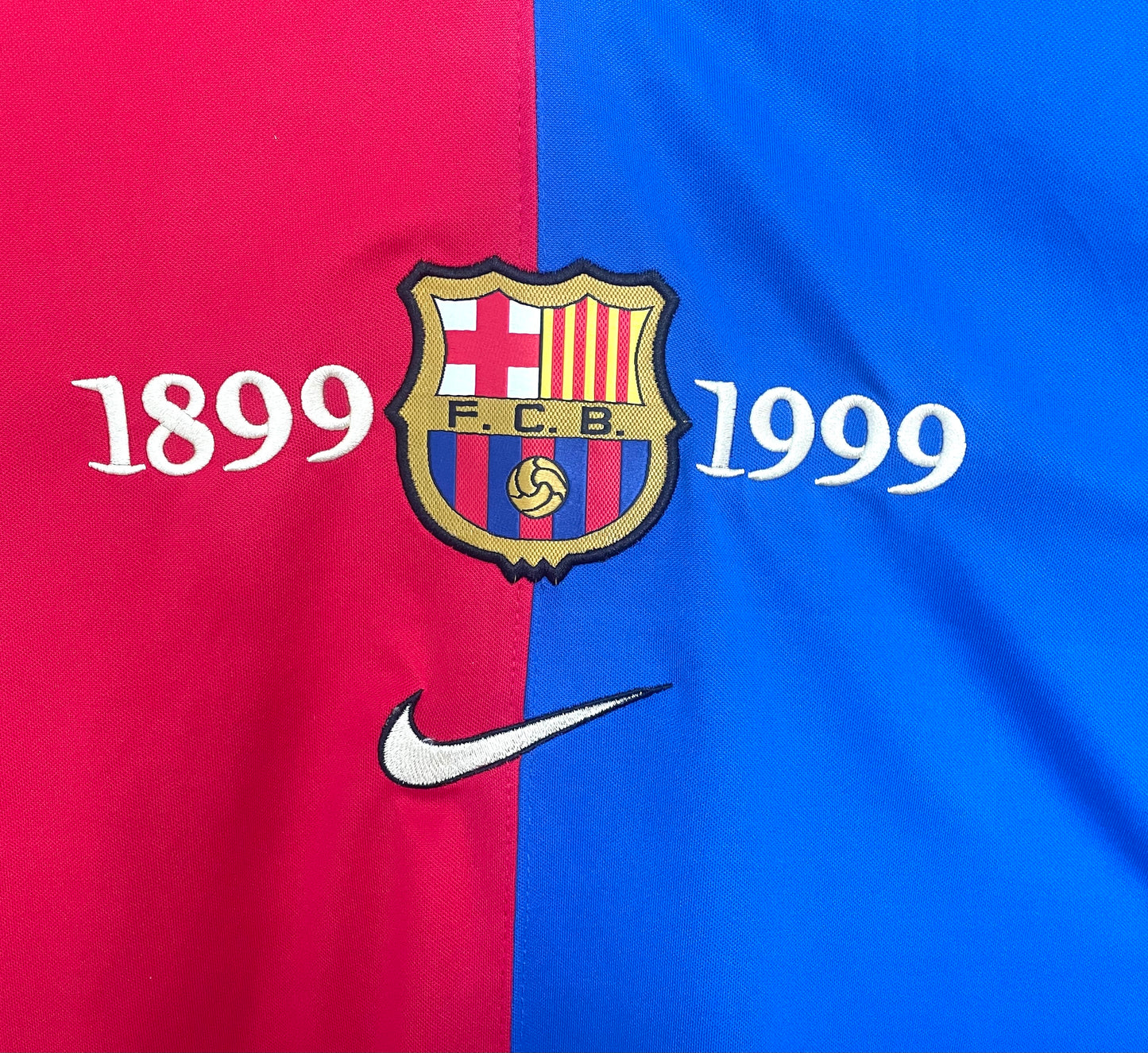 FC Barcelona 1999 Home Kit (100th Anniversary)