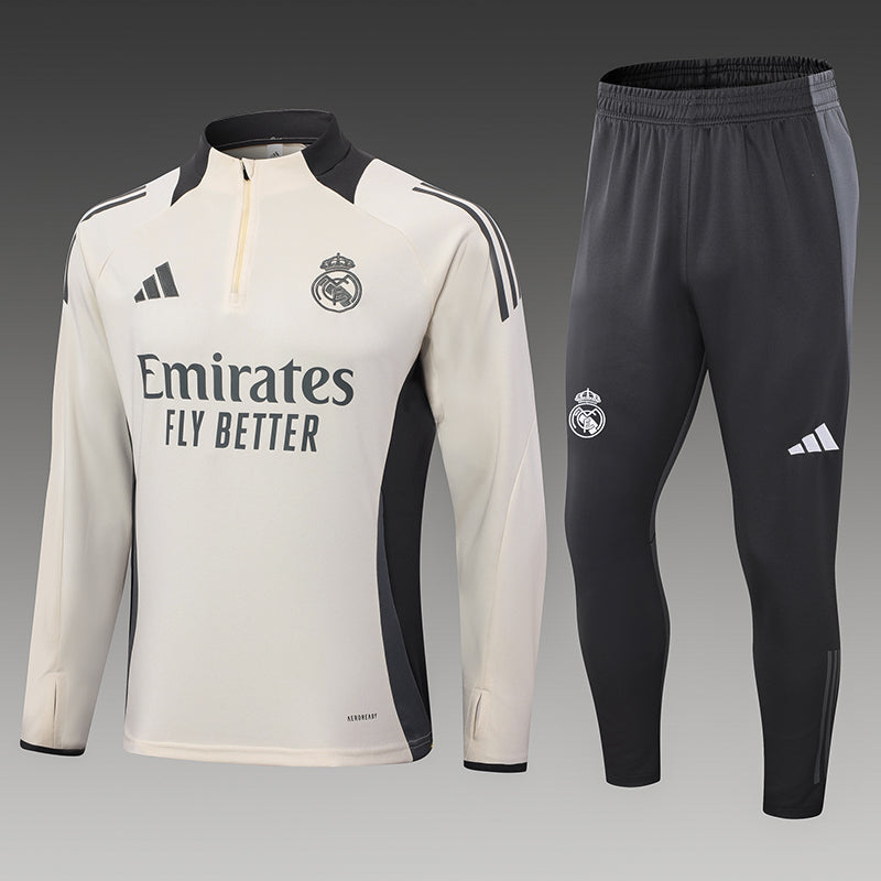 Real Madrid 24-25 Beige Training Suit