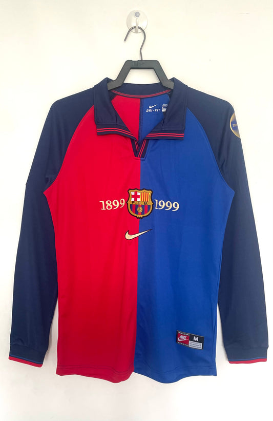 FC Barcelona 1999 Home Kit (100th Anniversary)