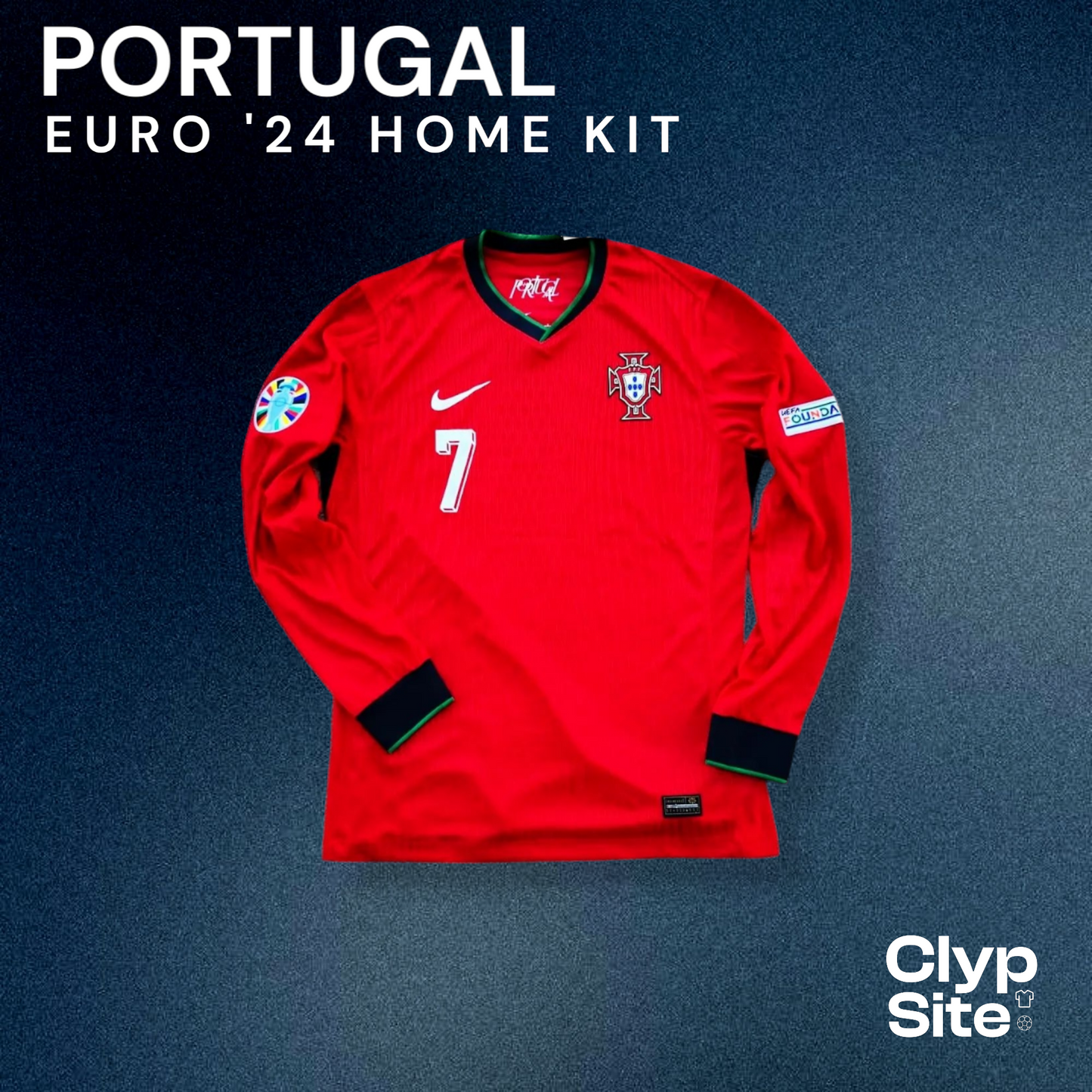 Portugal Euro 2024 Home Kit